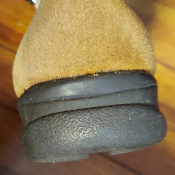 Bass "Grove" Women's Shearling style Suede Boots-8M-Chestnut - Picture 6 of 10